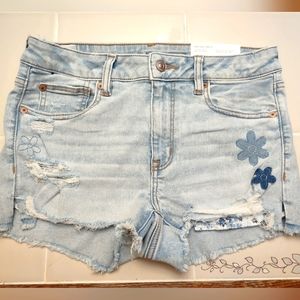 American eagle shorts with flowers